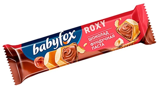 Вафельный батончик Babyfox Roxy Шоколад Ореховая паста 18,2 г