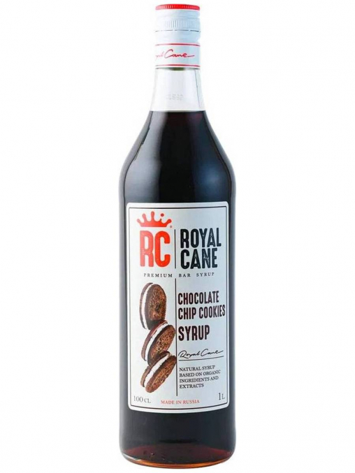 Сироп Royal Cane Chocolate chip cookies Шоколадное печенье стекло 1000 мл