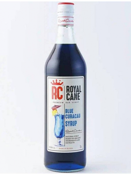 Сироп Royal Cane Blue Curacau стекло 1000 мл