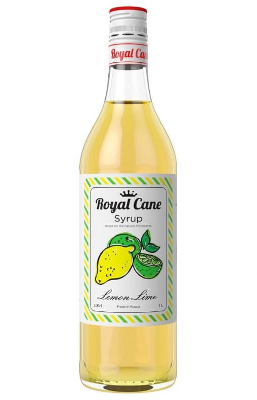 Сироп Royal Cane Лимон Лайм стекло 1000 мл