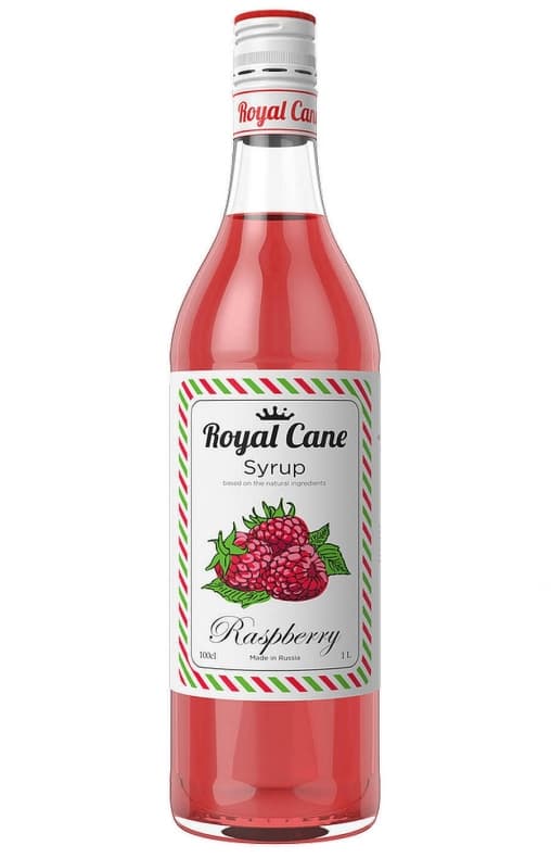Сироп Royal Cane Raspberry Малина 1000 мл ПЭТ