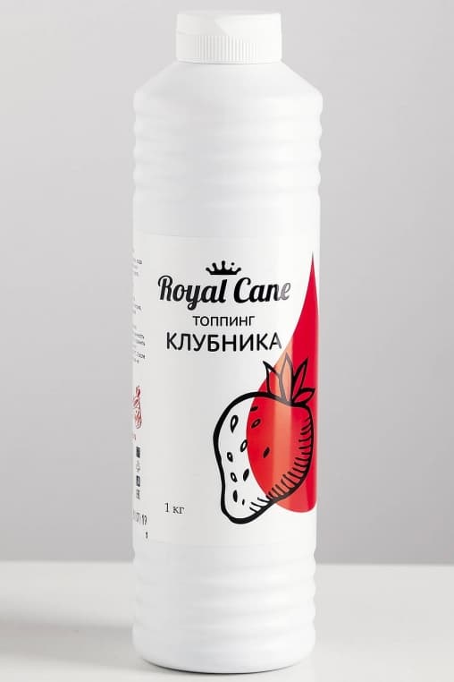 Топпинг Royal Cane Strawberry Клубника 1 кг