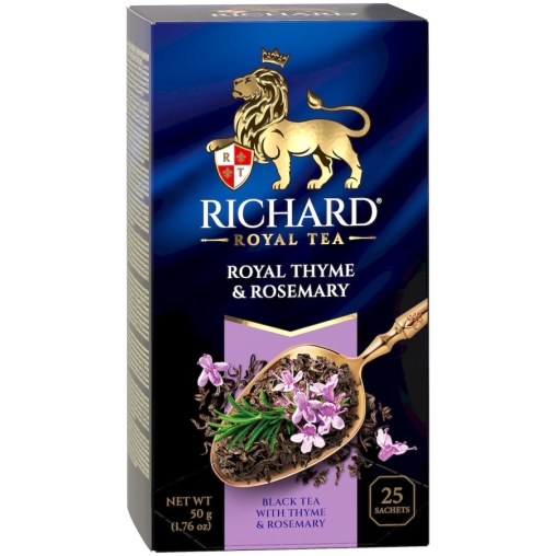 Чай черный Richard Royal Thyme & Rosemary аром. 25 саше × 2 г
