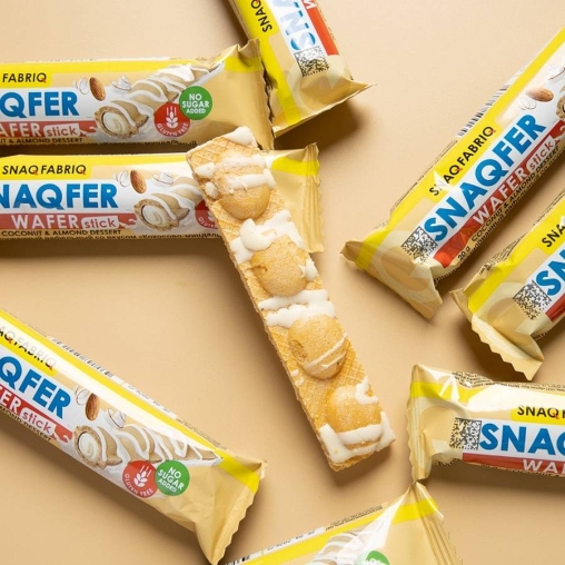 Snaq Fabriq SNAQFER Wafer stick вафельный стик Кокосово-миндальный десерт 20 г