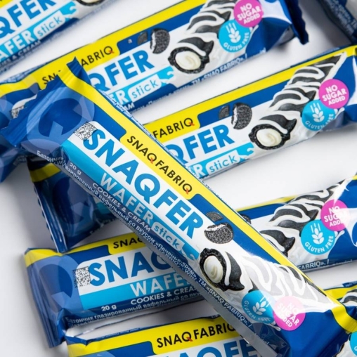 Snaq Fabriq SNAQFER Wafer stick вафельный стик Печенье Крем 20 г