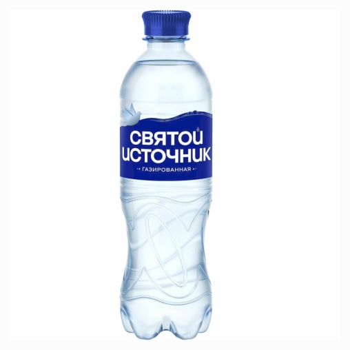 Вода питьевая Святой Источник газированная 500 мл ПЭТ