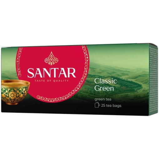 Чай зеленый SANTAR Classic Green Классический китайский 25 пак. × 2 г