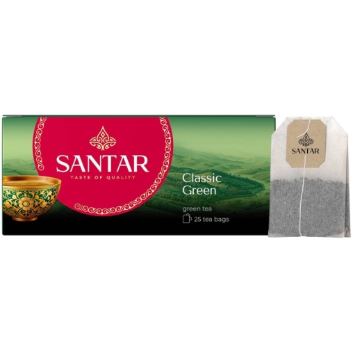 Чай зеленый SANTAR Classic Green Классический китайский 25 пак. × 2 г
