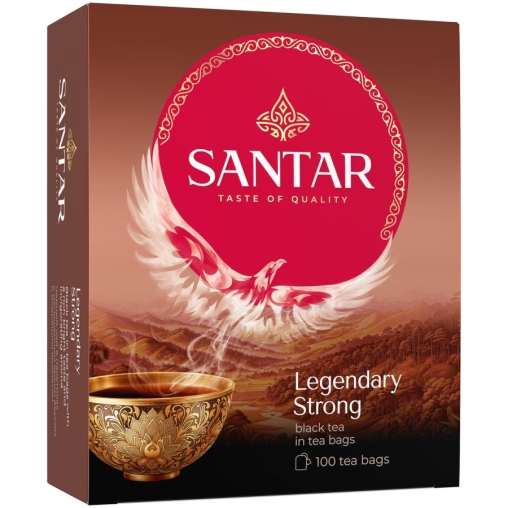 Чай черный SANTAR Legendary Strong байховый 100 пак. × 2 г