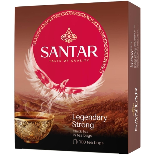 Чай черный SANTAR Legendary Strong байховый 100 пак. × 2 г
