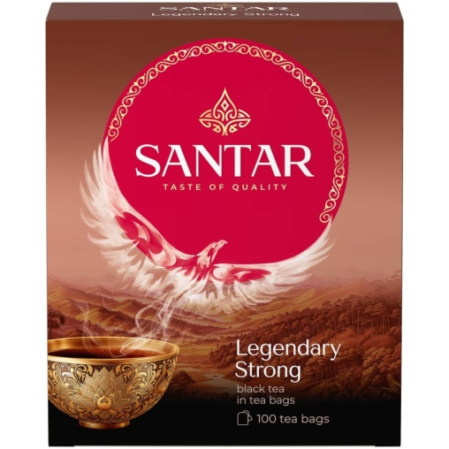Чай черный SANTAR Legendary Strong байховый 100 пак. × 2 г