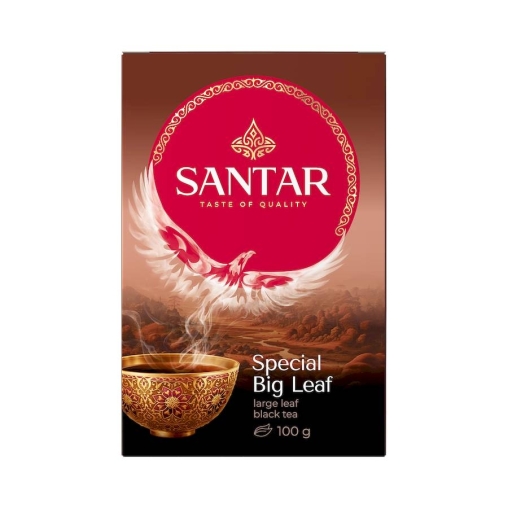 Чай черный SANTAR Special Big Leaf высокогорный крупнолистовой 100 г Чай черный SANTAR Special Big Leaf высокогорный крупнолистовой 100 г