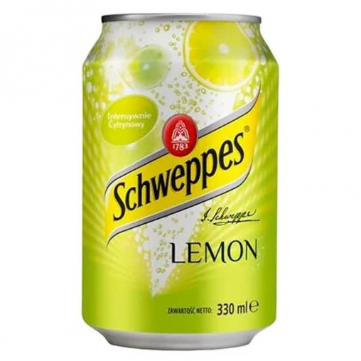 Schweppes Лимон 330 мл ж/б