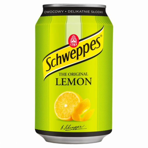 Schweppes Лимон 330 мл ж/б