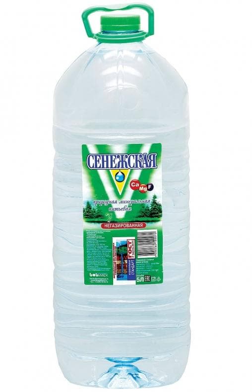 Вода минеральная Сенежская 5 литров ПЭТ