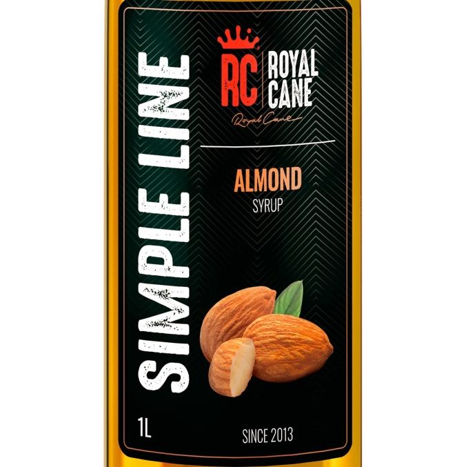 Сироп Royal Cane Simple Line Миндаль стекло 1000 мл