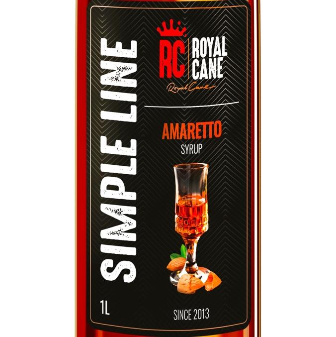 Сироп Royal Cane Simple Line Амаретто стекло 1000 мл