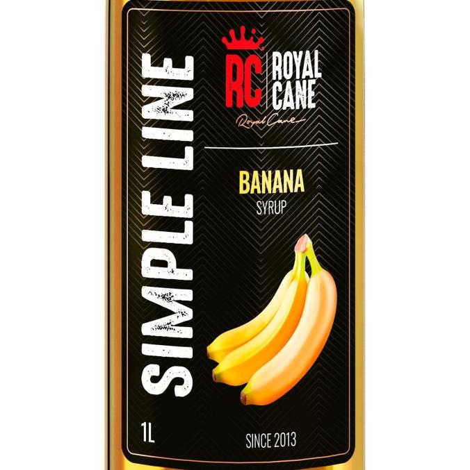 Сироп Royal Cane Simple Line Банан стекло 1000 мл