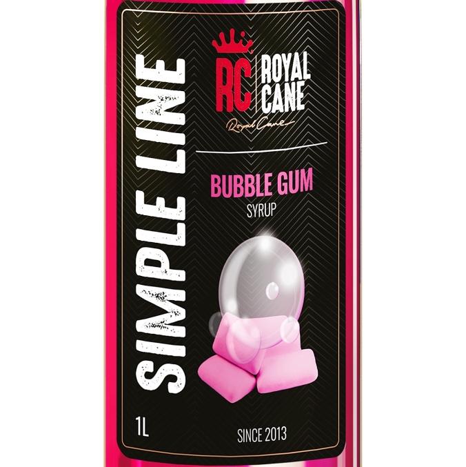 Сироп Royal Cane Simple Line Баббл Гам стекло 1000 мл