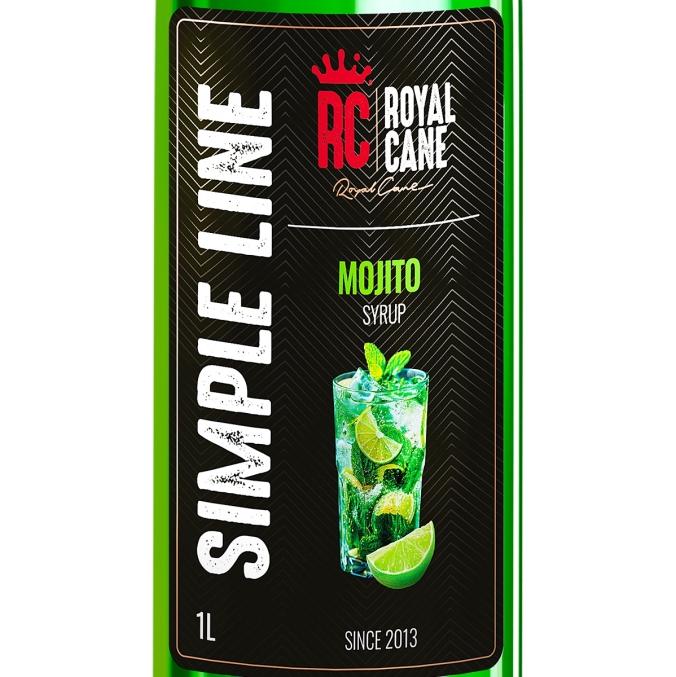 Сироп Royal Cane Simple Line Мохито стекло 1000 мл