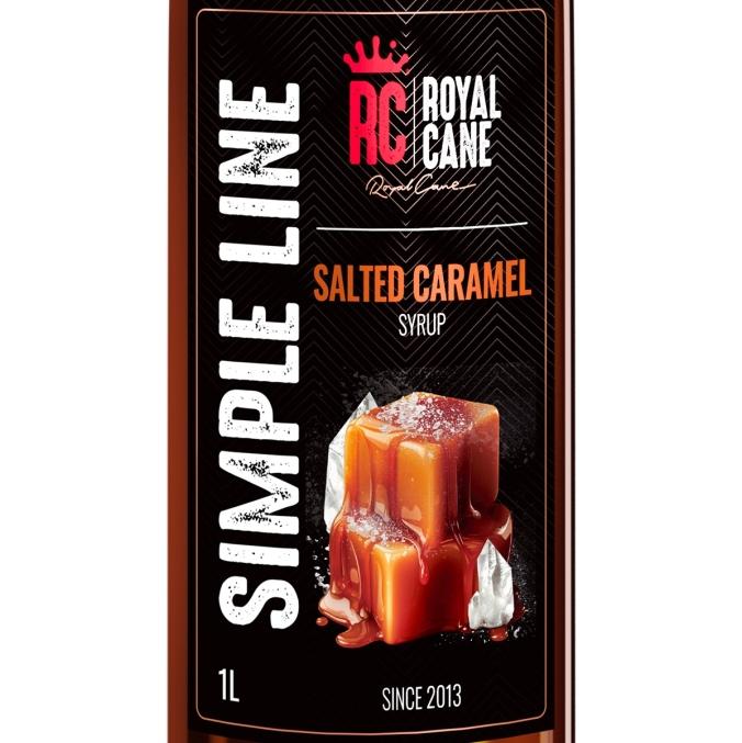 Сироп Royal Cane Simple Line Соленая Карамель стекло 1000 мл