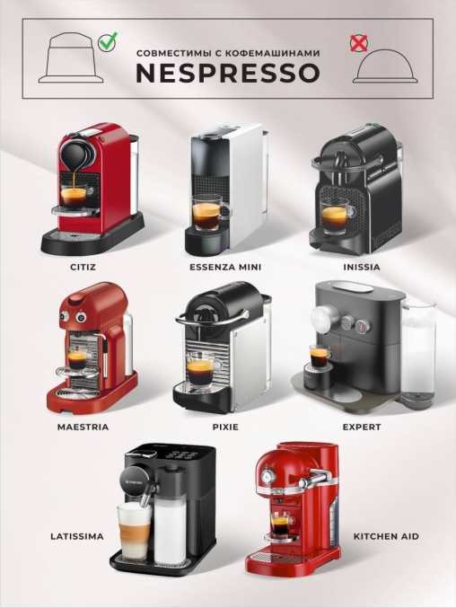 Кофейные капсулы Single Cup вкус Irish Cream для Nespresso