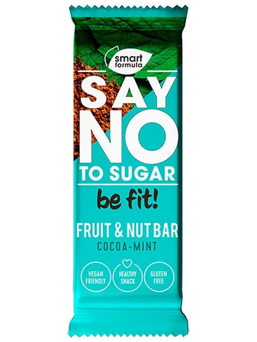 Батончик фруктово-ореховый Smart Formula Cocoa–mint 40 г