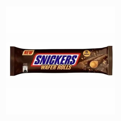 Трубочки вафельные Snickers Wafer Rolls 24 г