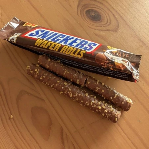 Трубочки вафельные Snickers Wafer Rolls 24 г