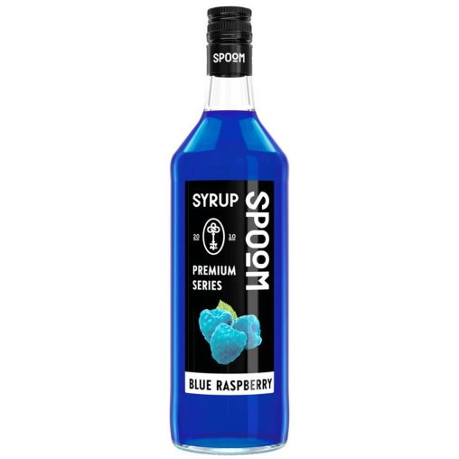 Сироп Spoom Blue raspberry Голубая малина стекло 1000 мл