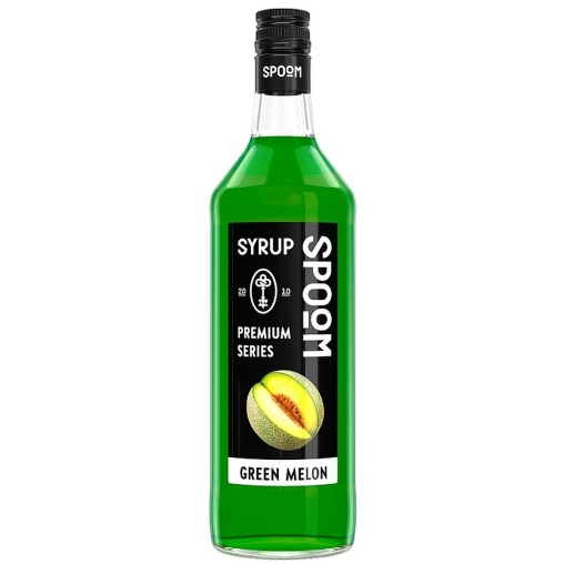 Сироп Spoom Green MELON Зелёная дыня стекло 1000 мл