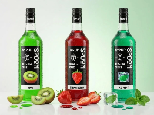 Сироп Spoom KIWI Киви стекло 1000 мл
