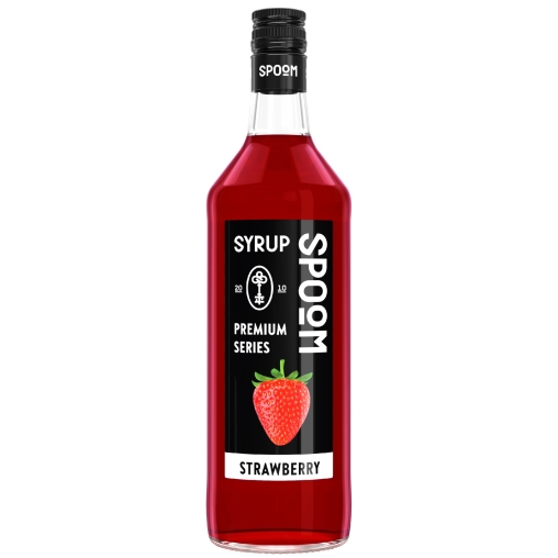 Сироп Spoom Strawberry Клубника стекло 1000 мл