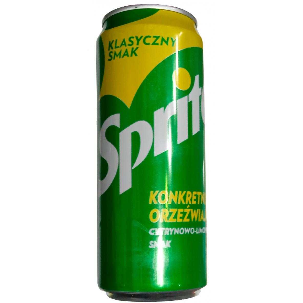 Газированный напиток Sprite Лимон Лайм 330 мл ж/б