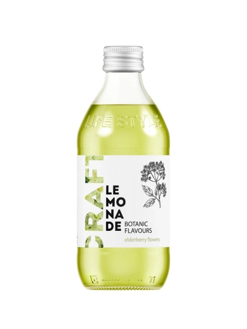 Напиток газированный StarBar Craft Lemonade Elderberry Flowers Цветы бузины стекло 330 мл
