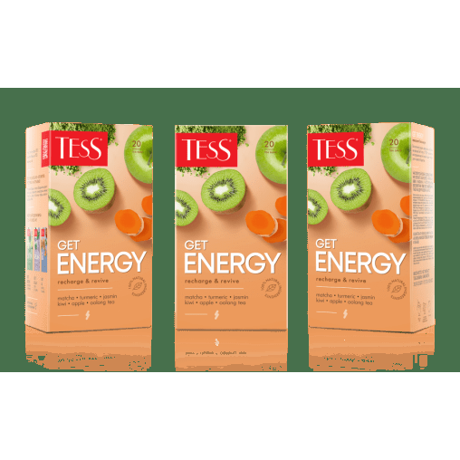 Чай TESS Get Energy Оолонг с киви и жасмином 20 пак. × 1,5 г