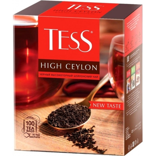Чай черный Tess High Ceylon 100 пак. × 2.25 г