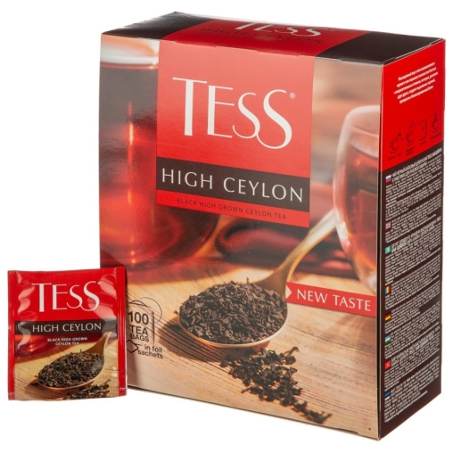 Чай черный Tess High Ceylon 100 пак. × 2.25 г