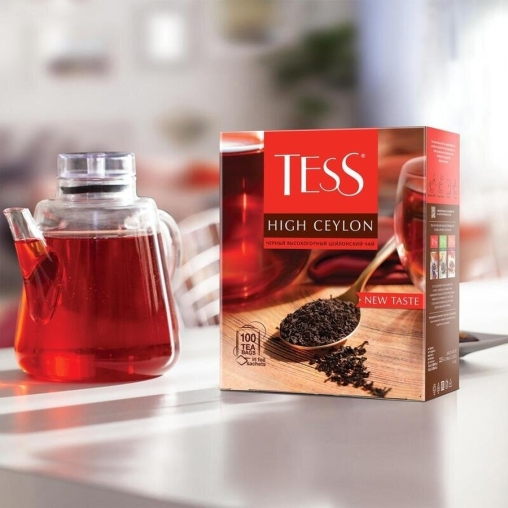 Чай черный Tess High Ceylon 100 пак. × 2.25 г