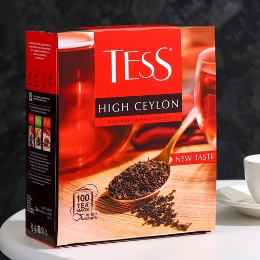 Чай черный Tess High Ceylon 100 пак. × 2.25 г