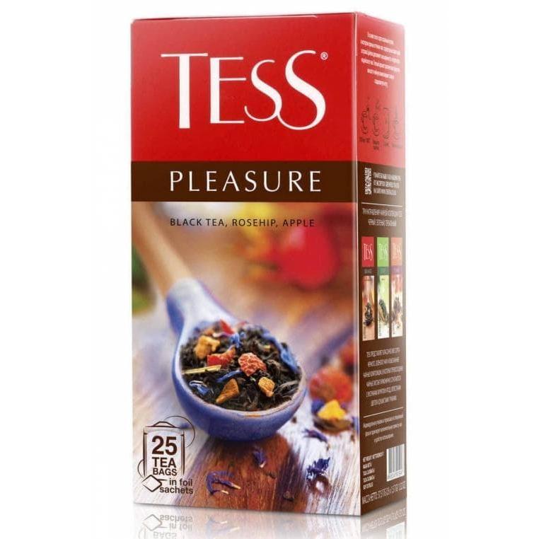 Чай черный TESS Pleasure с добавками 25 пак. × 1,5 г