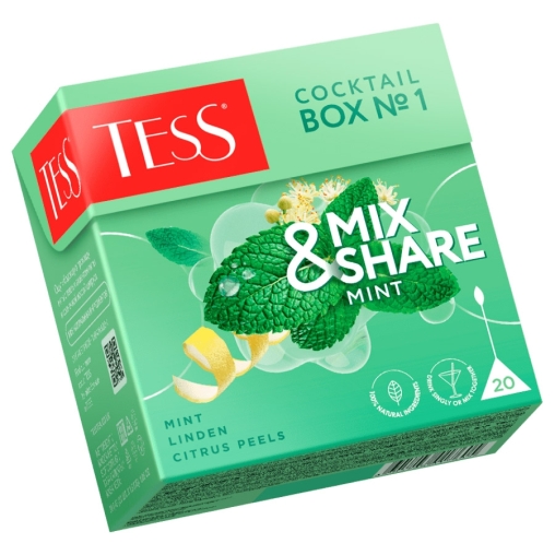 TESS Mix & Share Cocktail Box №1 МЯТА 20 пир. × 1,5 г