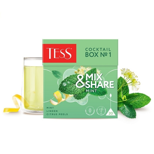 TESS Mix & Share Cocktail Box №1 МЯТА 20 пир. × 1,5 г