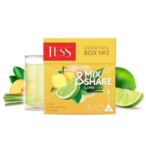 TESS Mix & Share Cocktail Box №2 ЛАЙМ 20 пир. × 1,5 г