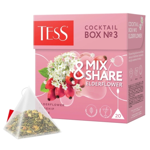 TESS Mix & Share Cocktail Box №3 БУЗИНА 20 пир. × 1,5 г