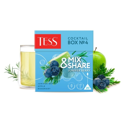 TESS Mix & Share Cocktail Box №4 МОЖЖЕВЕЛЬНИК 20 пир. × 1,5 г