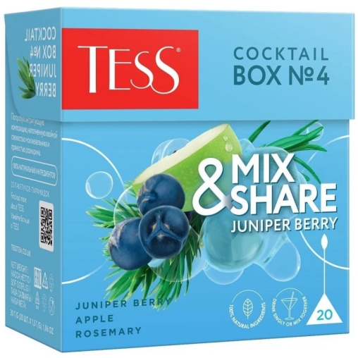 TESS Mix & Share Cocktail Box №4 МОЖЖЕВЕЛЬНИК 20 пир. × 1,5 г
