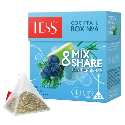TESS Mix & Share Cocktail Box №4 МОЖЖЕВЕЛЬНИК 20 пир. × 1,5 г