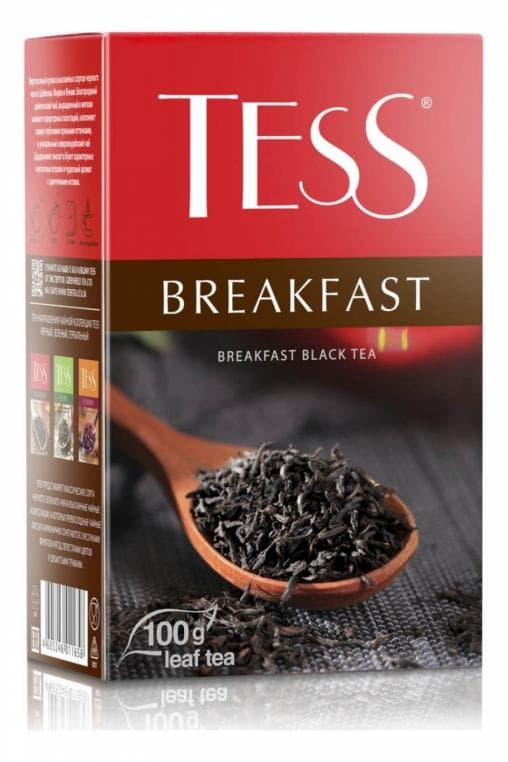 Чай TESS BREAKFAST черный листовой 100г