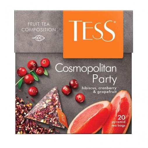 Чай TESS Cosmopolitan Party цветочный аром. 20 пирам. × 2 г